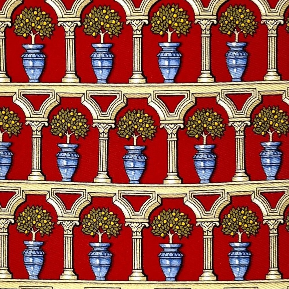 Eximious of London Topiary 100% Silk Necktie - Picture 2 of 12